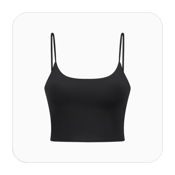 Spaghetti Strap Yoga Sports Bra